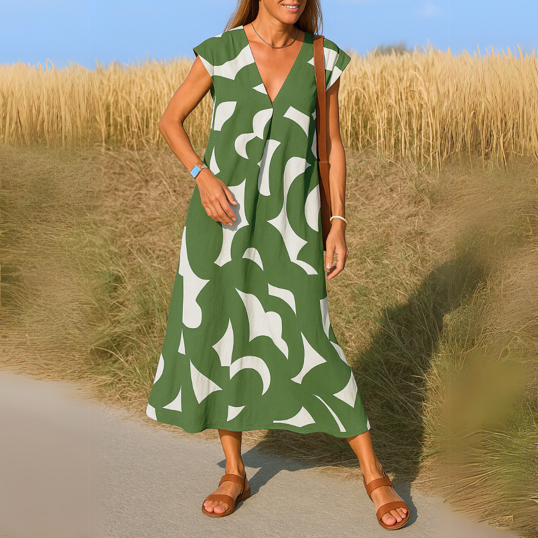 Pamela™ | Élégance Drapée Maxi