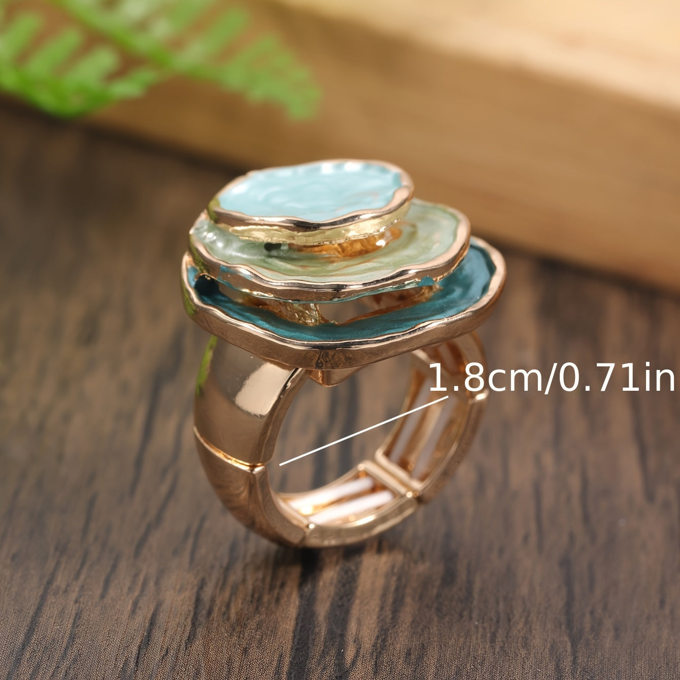 Bague Boho à Triple Étage
