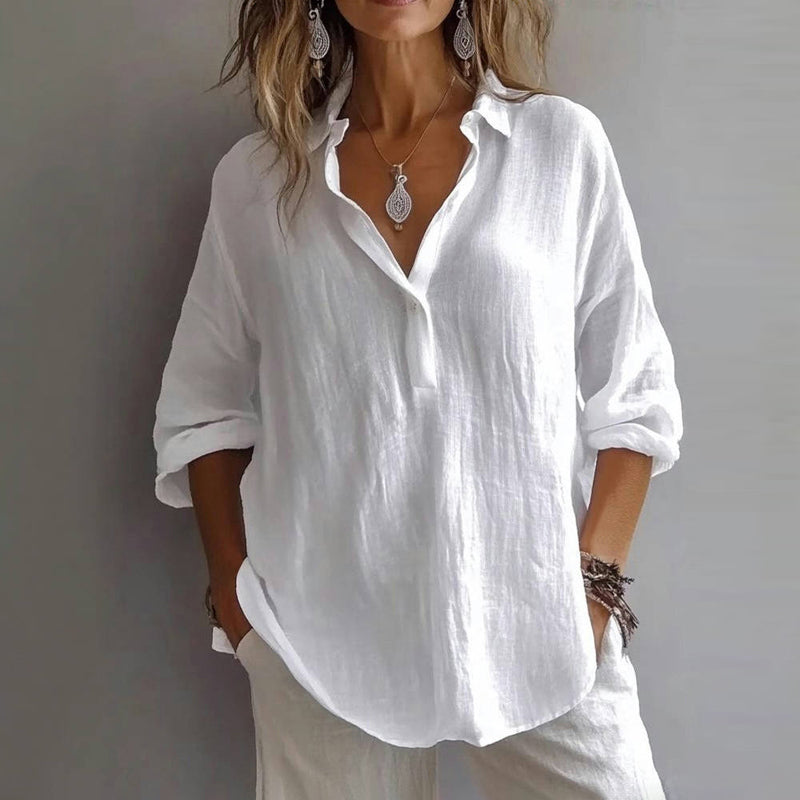 EFFEN™ - BLOUSE EN COTON DÉCONTRACTÉE DE PRINTEMPS