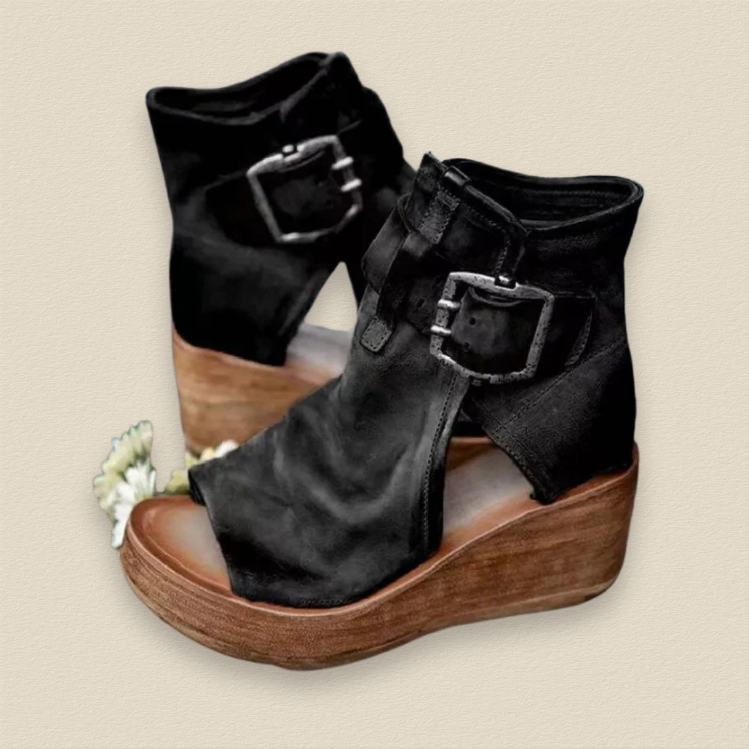 Bellarein | Talons compensés à bout ouvert