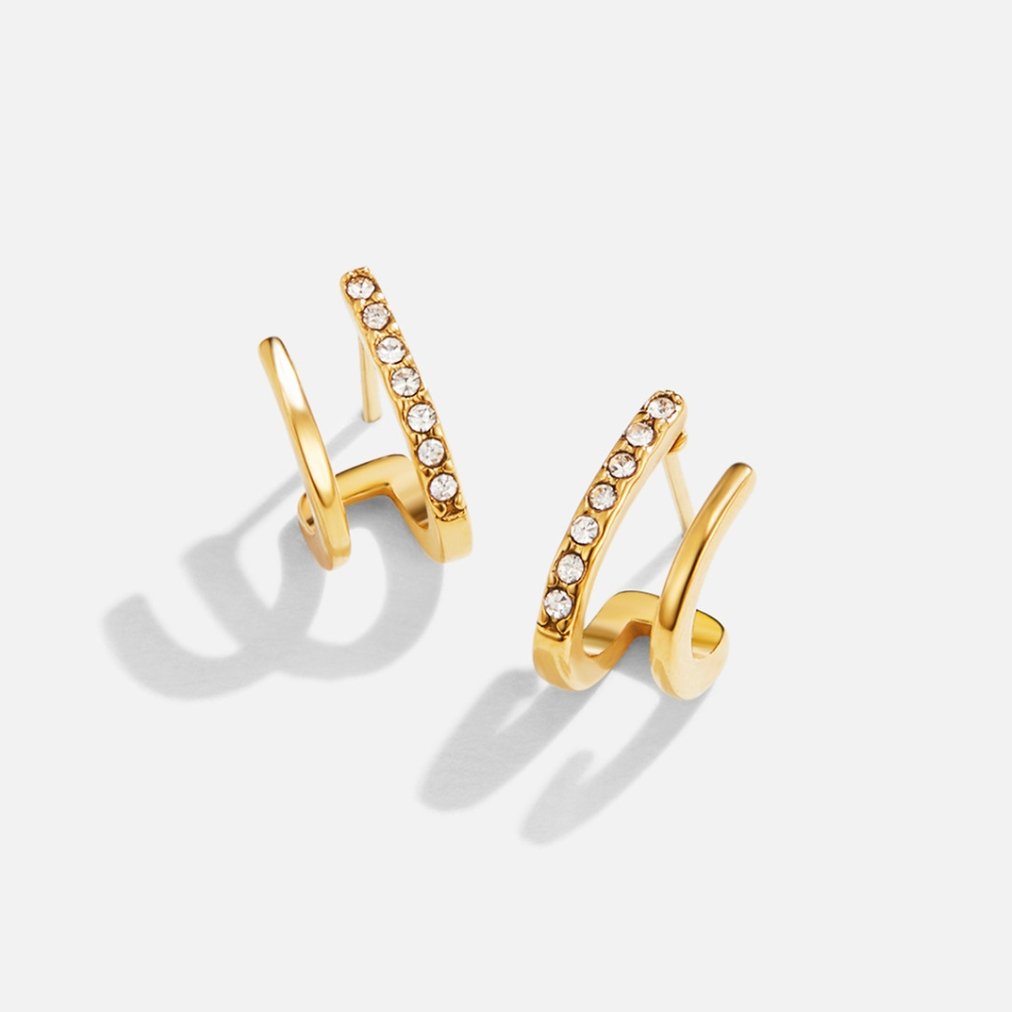 Boucles d'oreilles en cristal griffes