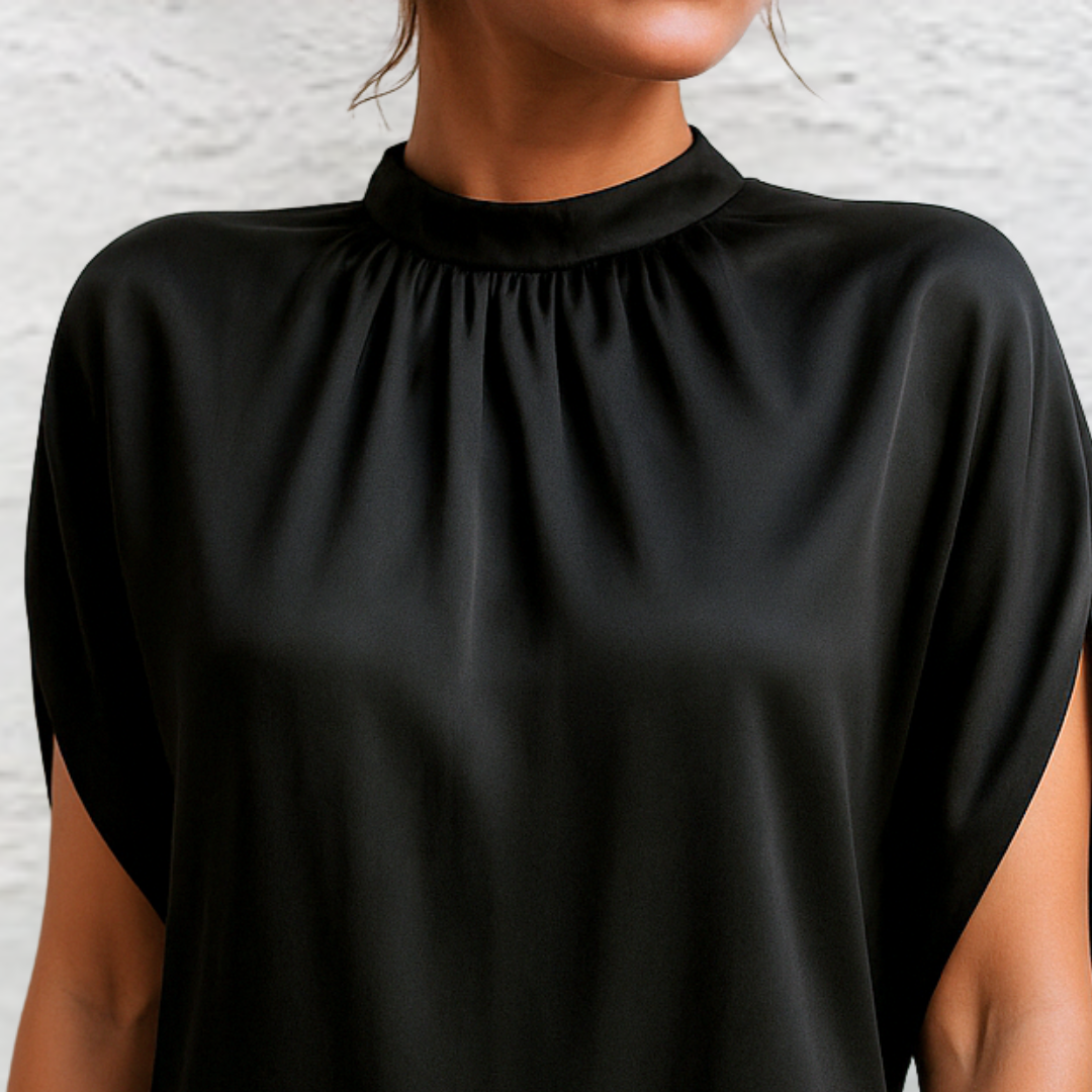 Anneline™ - ROBE ÉLÉGANTE AVEC DÉTAIL DE HEM LUXE