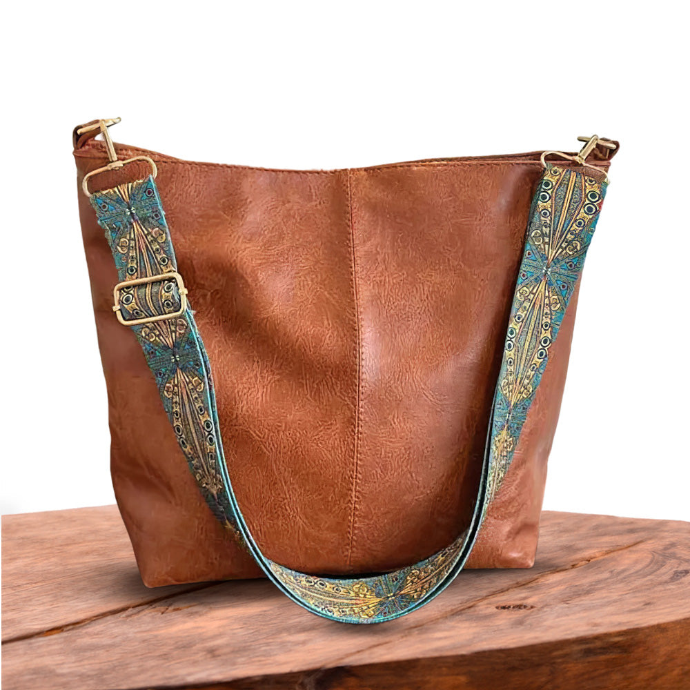 Le Charme Vintage de Chelsey | Sac à Bandoulière en Cuir