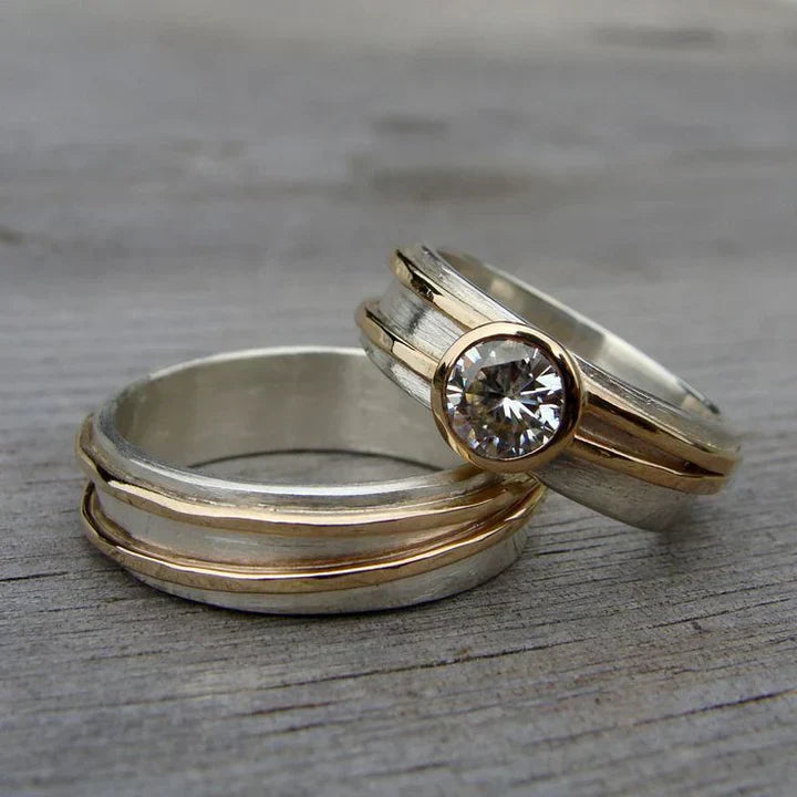 Radiance - Ensemble de Bagues Vintage