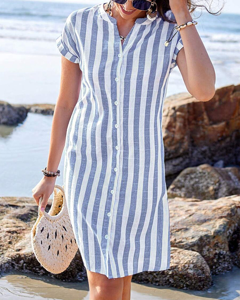 Martine™ - ROBE D'ÉTÉ À CARREAUX LÉGÈRE
