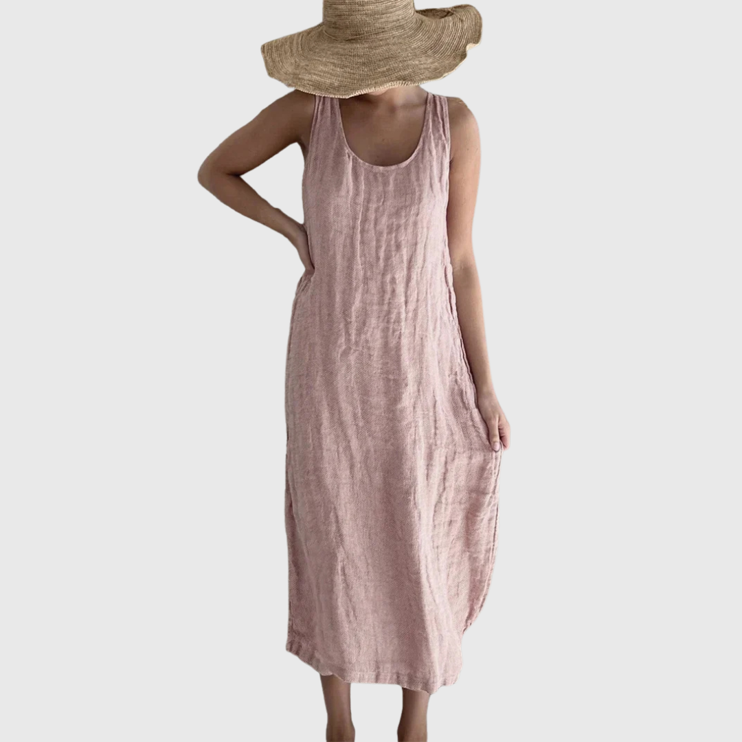 Cavell™ – Robe d'été effet lin