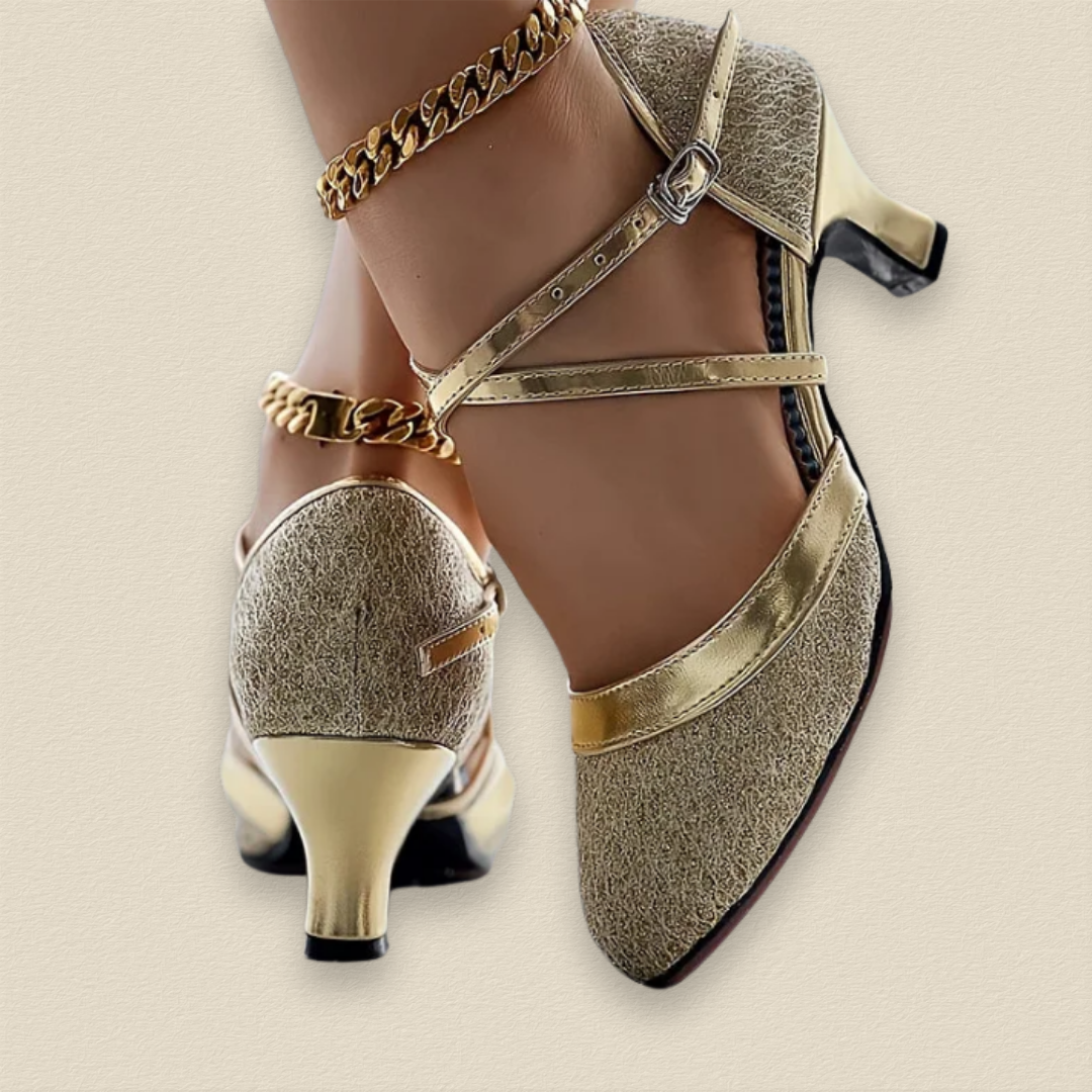 Seraphyne | Chaussures à Talons Élégantes avec Double Sangles
