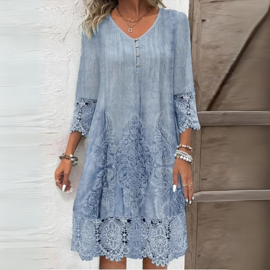Helle™ | Robe Élégante en Dentelle