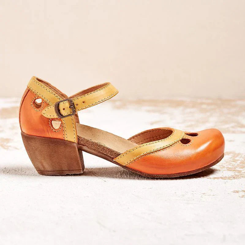 Liora | Sandales Confortables à Talons Bas