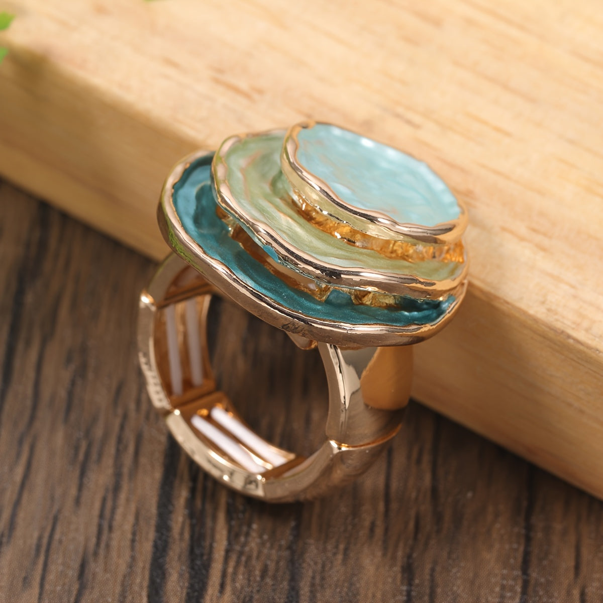 Bague Boho à Triple Étage