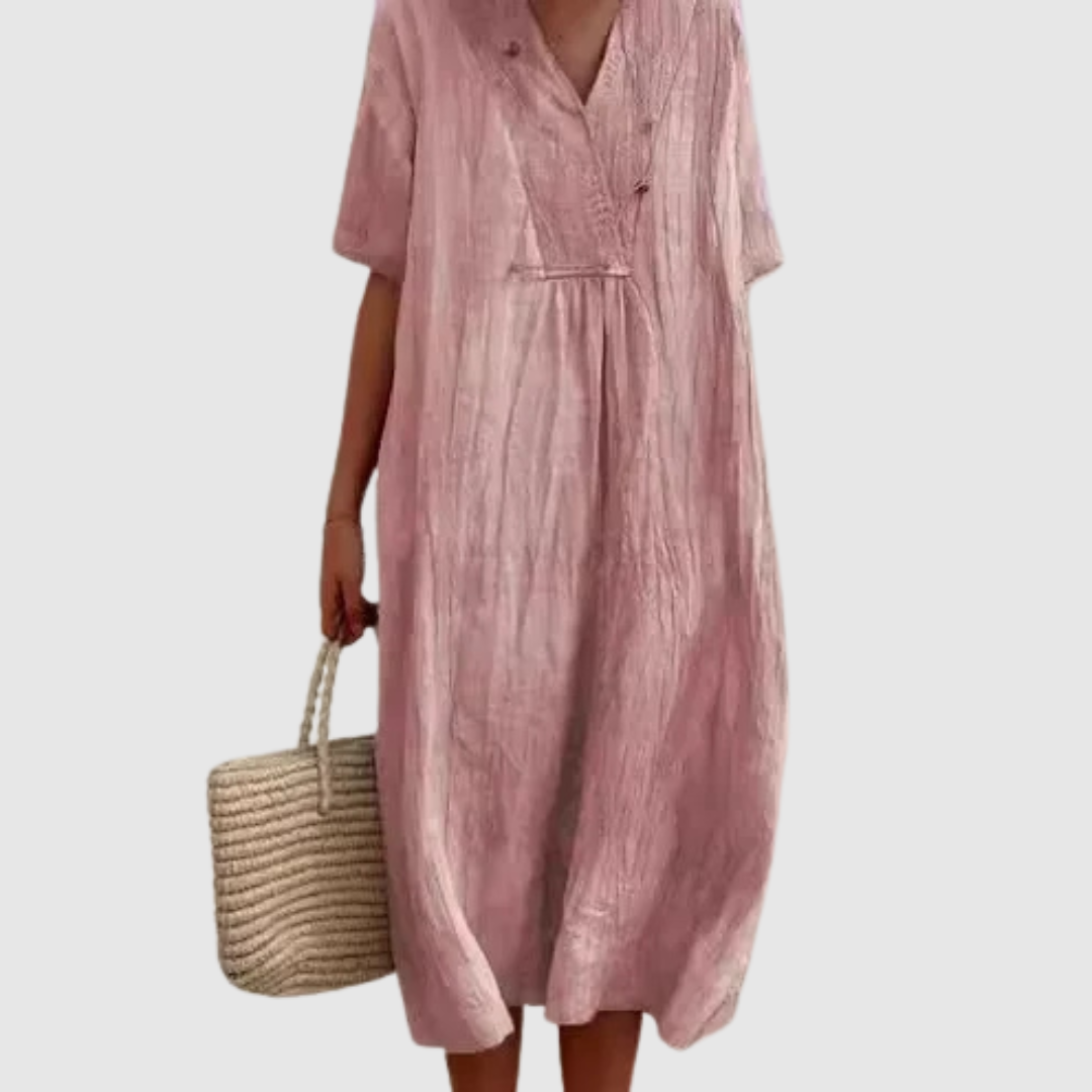 Cavell™ – Robe de Plage en Coton Ample