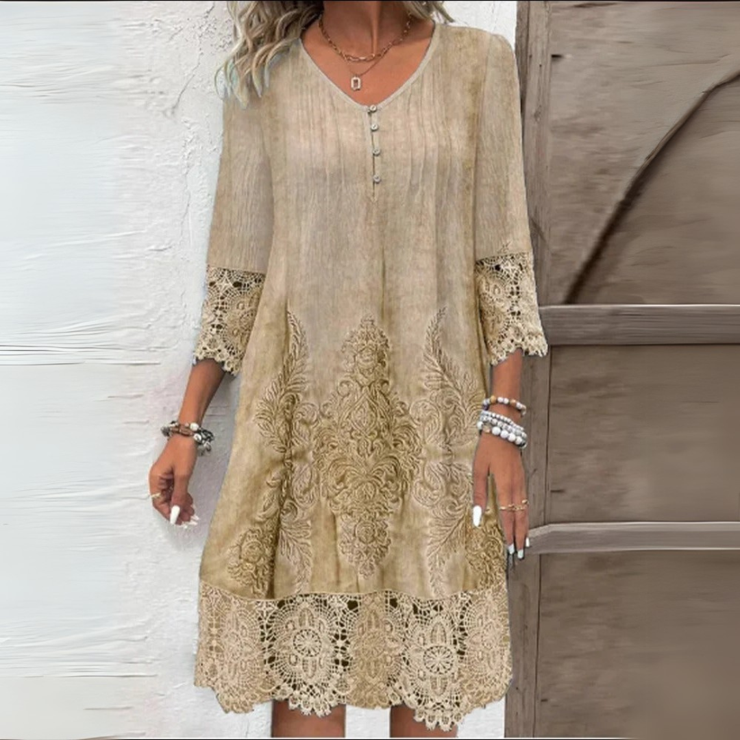 Helle™ | Robe Élégante en Dentelle