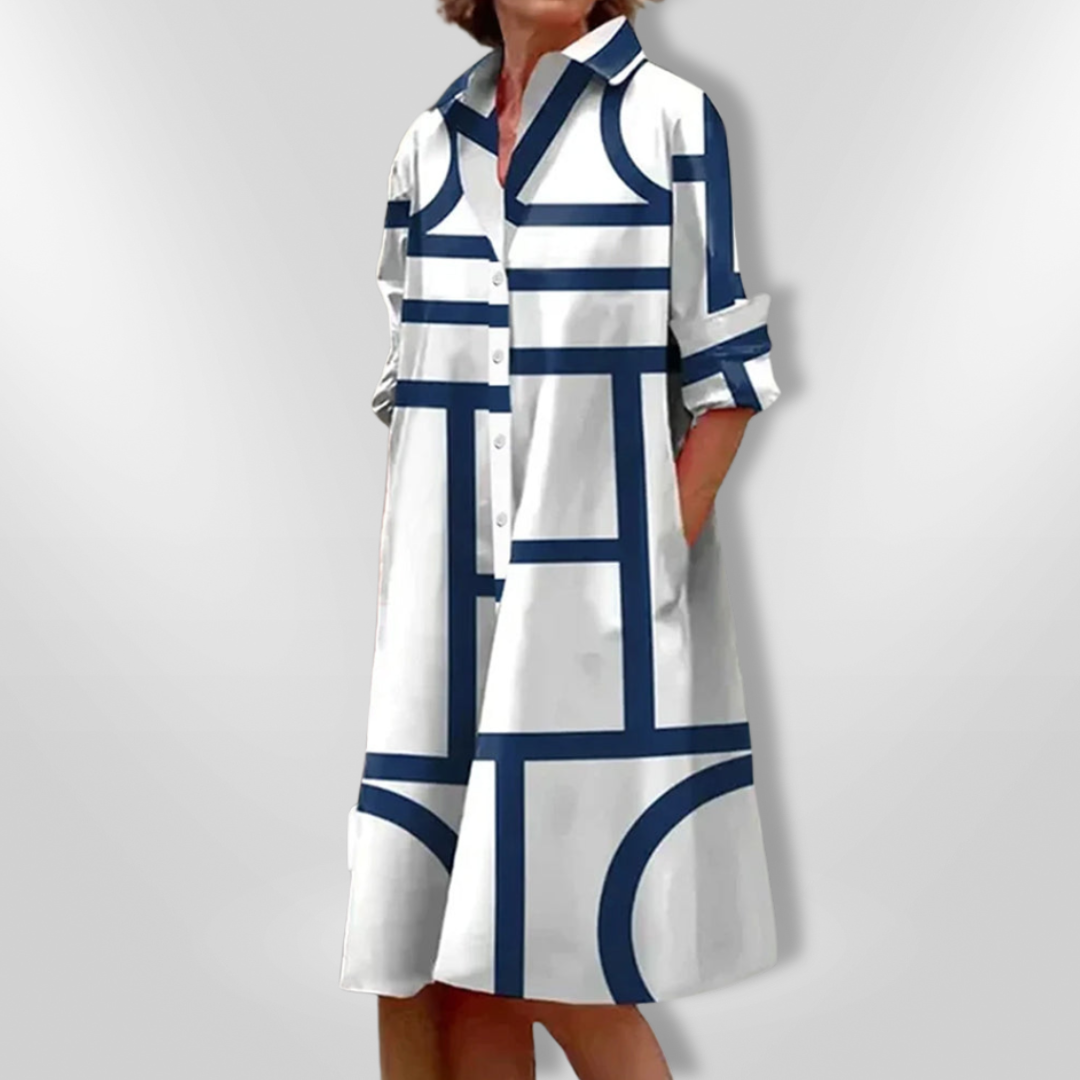 Henny™ - ROBE MI-LONGUE AVEC SILHOUETTE ÉLÉGANTE