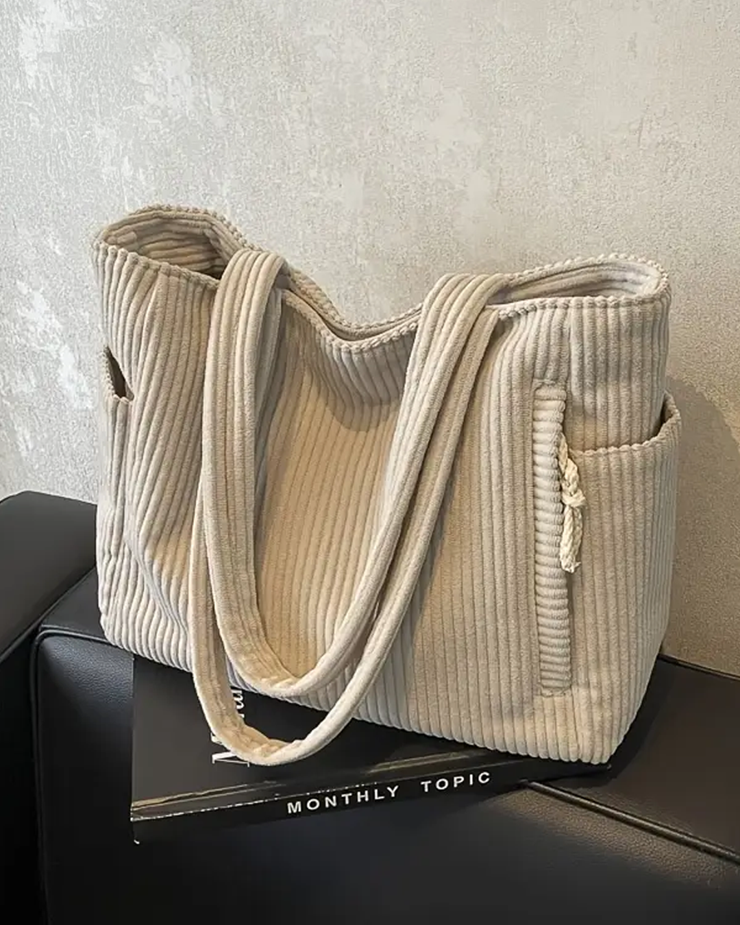 Tilda™ - SAC TOTE RAYÉ AVEC DÉTAIL EN CORDON