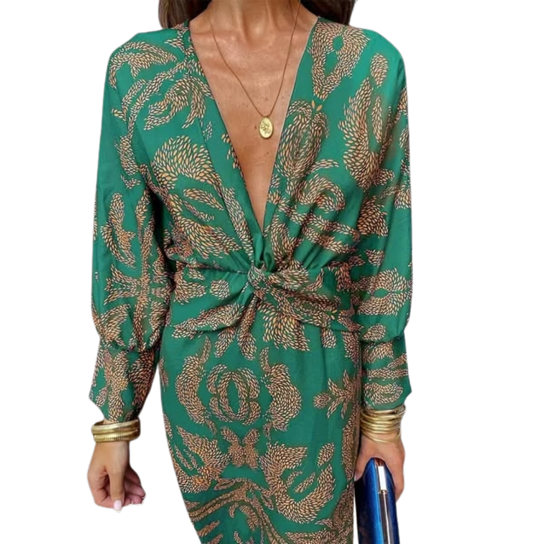 Gabrielle™ | Robe Drapée Élégante