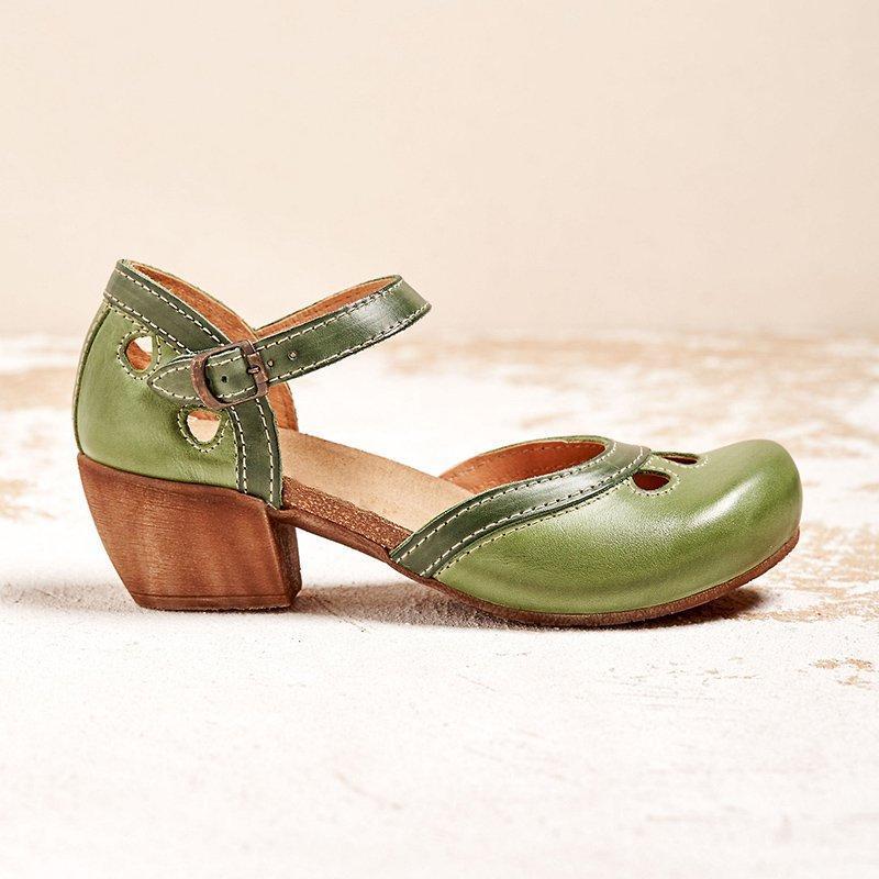 Liora | Sandales Confortables à Talons Bas