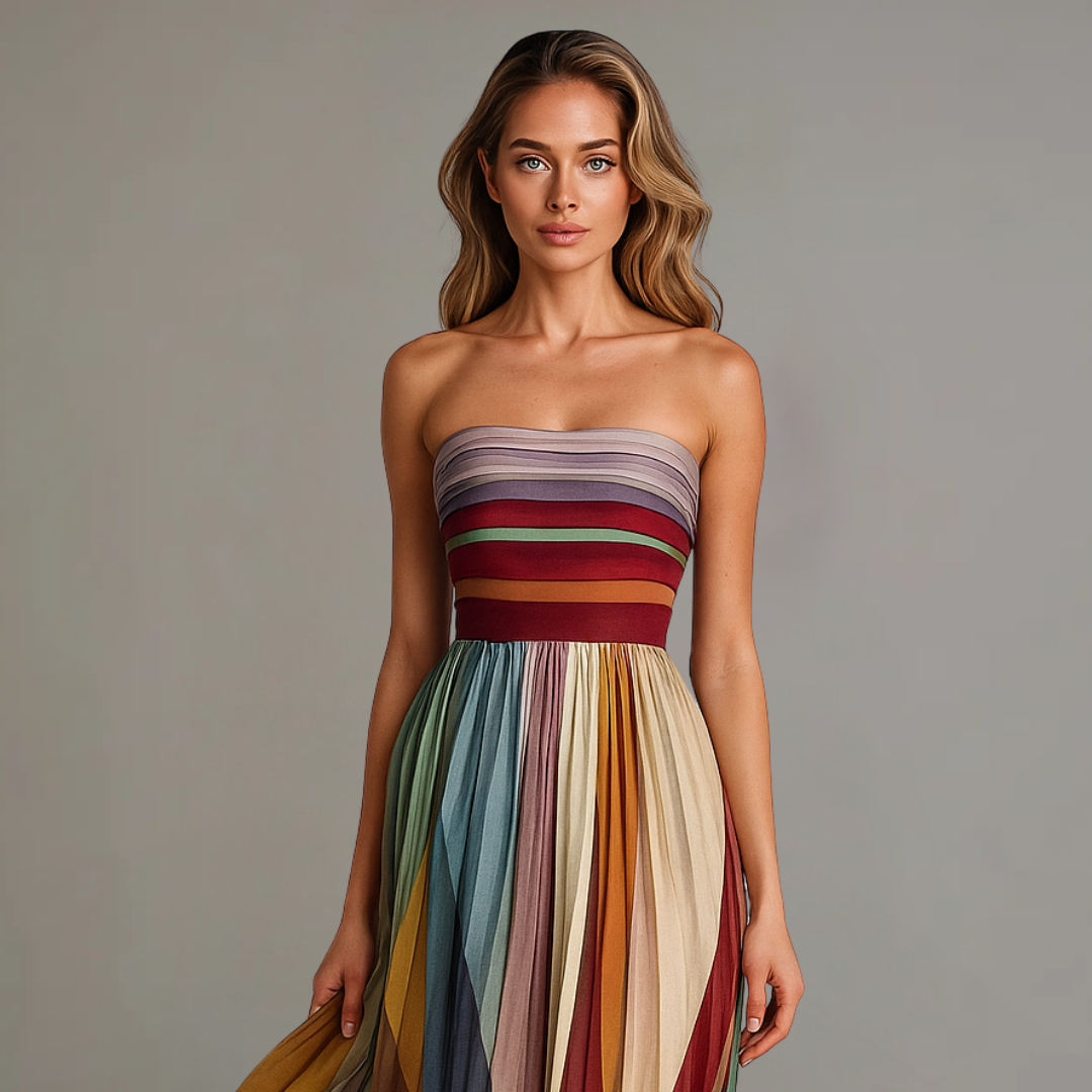 Fiorella™ | Robe sans manches colorée