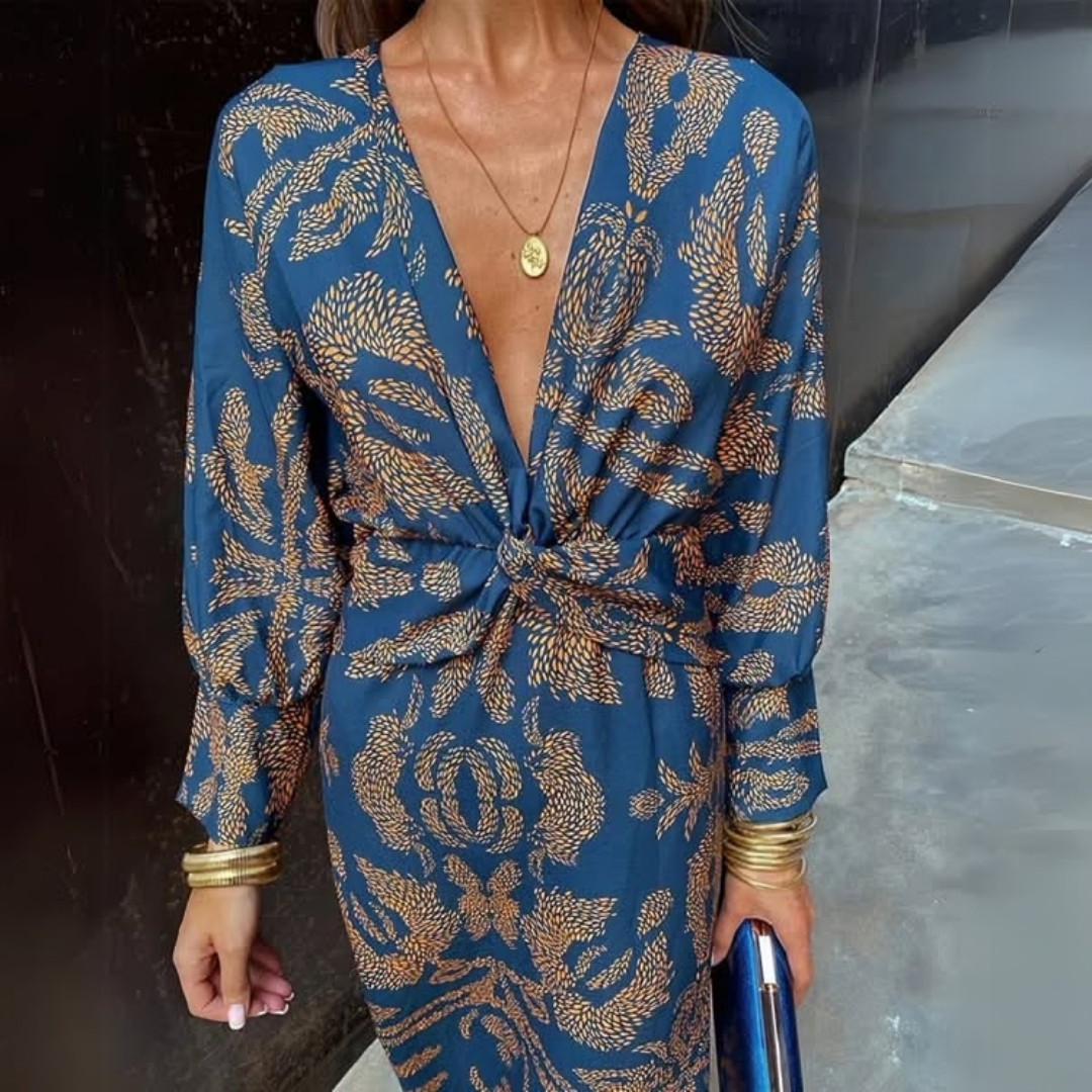 Gabrielle™ | Robe Drapée Élégante
