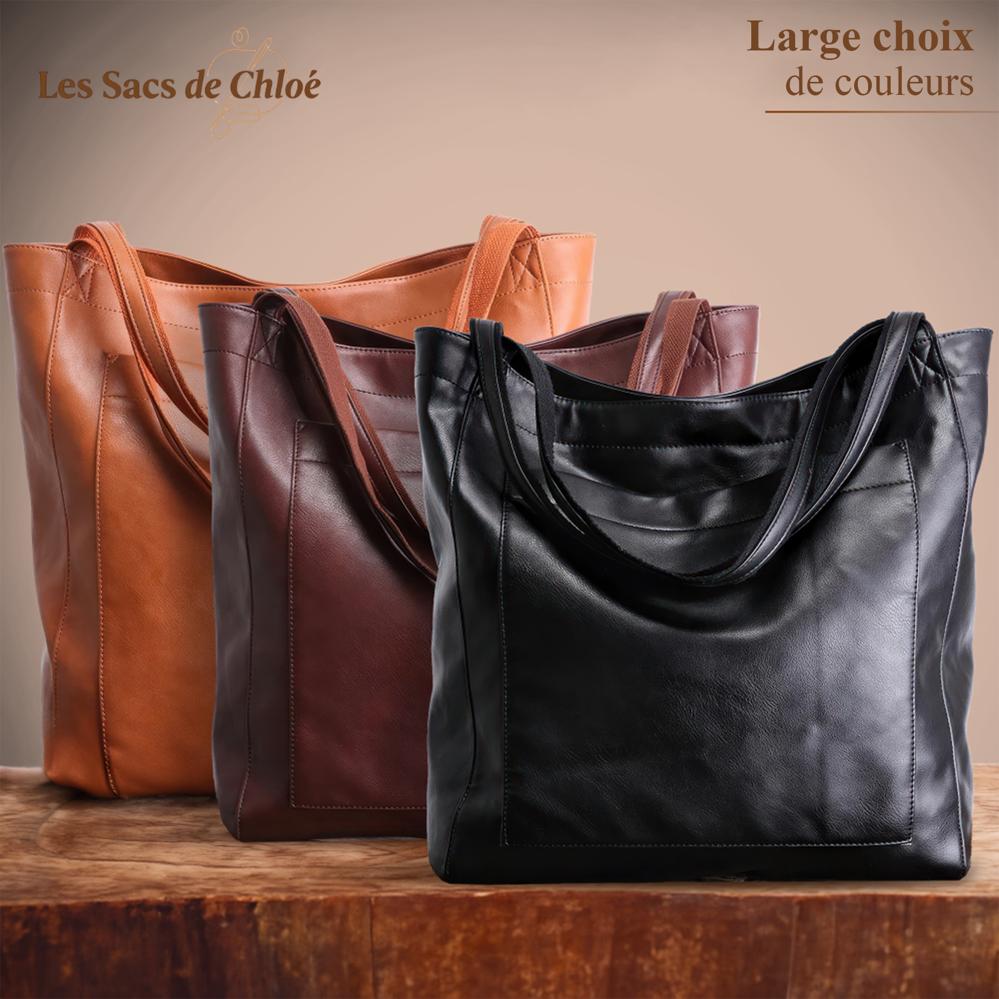 Sac en cuir élégant de Lorena | Chic moderne