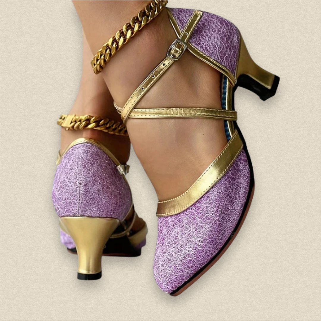 Seraphyne | Chaussures à Talons Élégantes avec Double Sangles