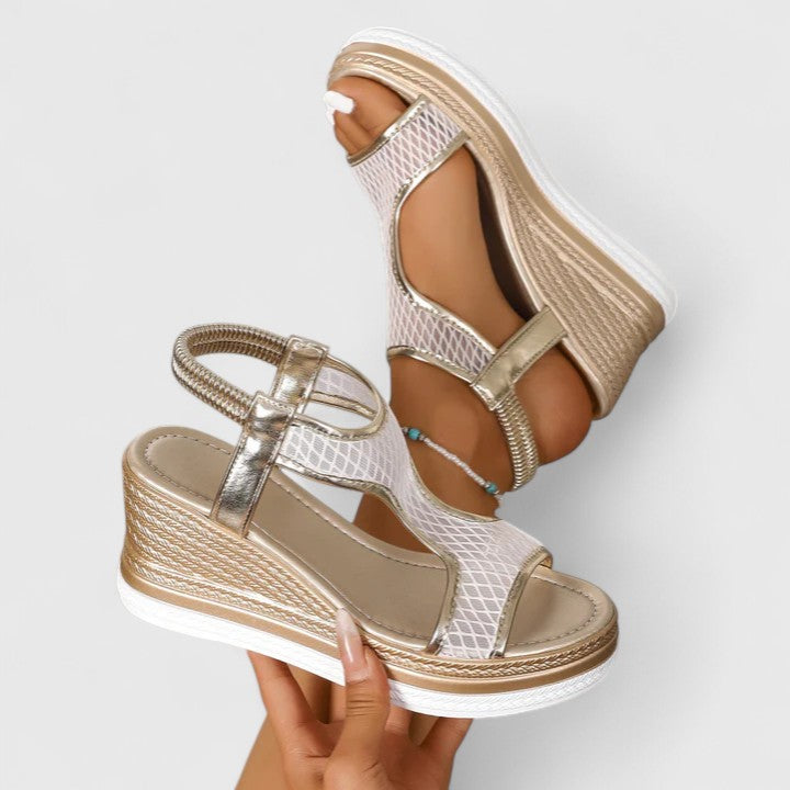 Sylvara | Talons compensés à bride T pour femmes