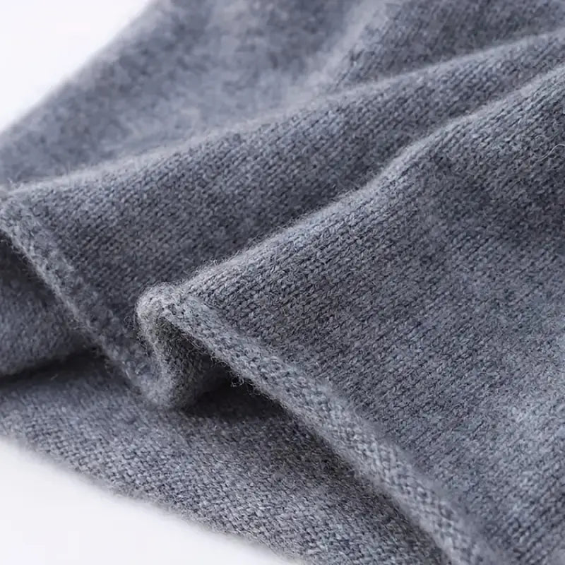 100% Woolly Hand-Knitted Hat – Grey