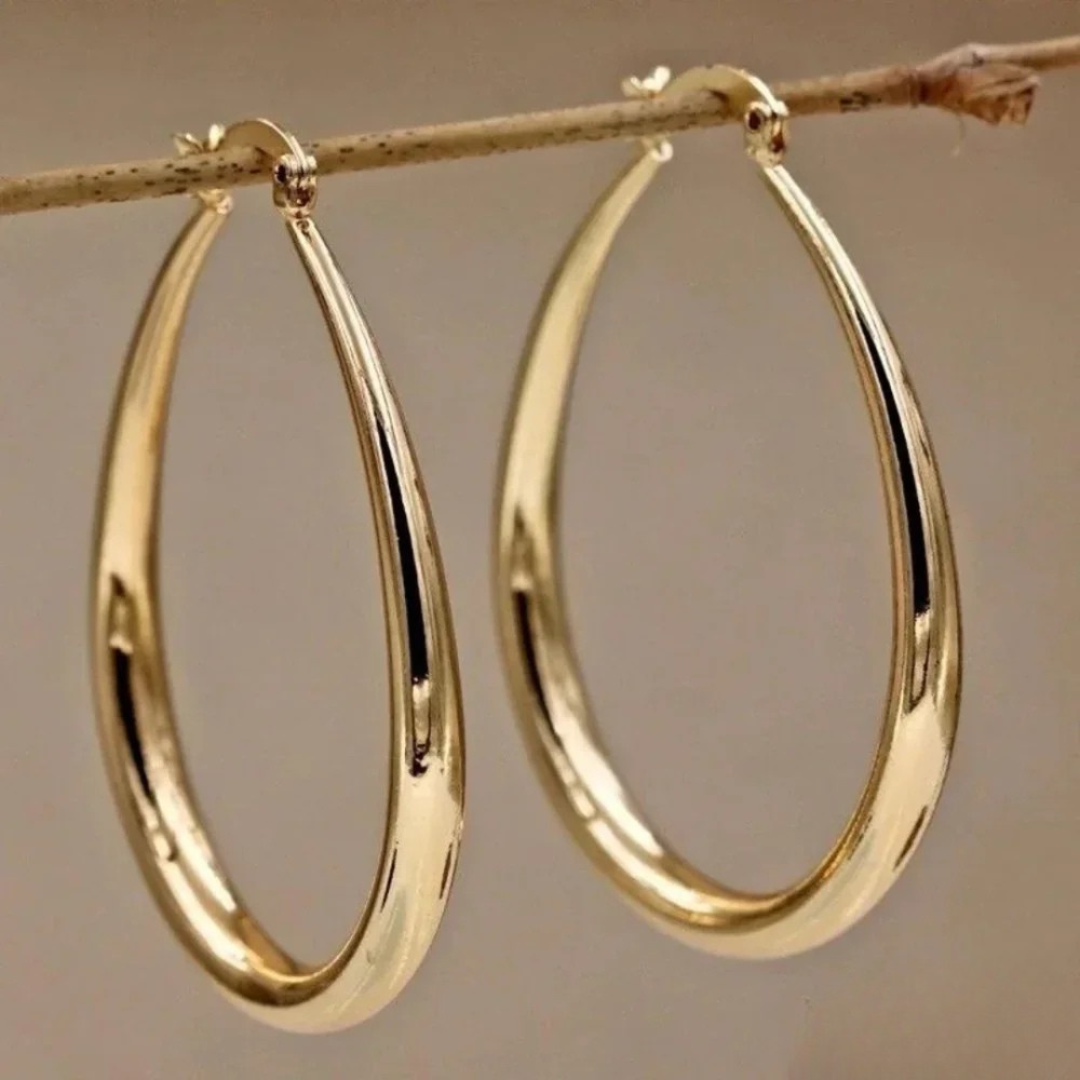 Boucles d'oreilles en cristal coloré chic