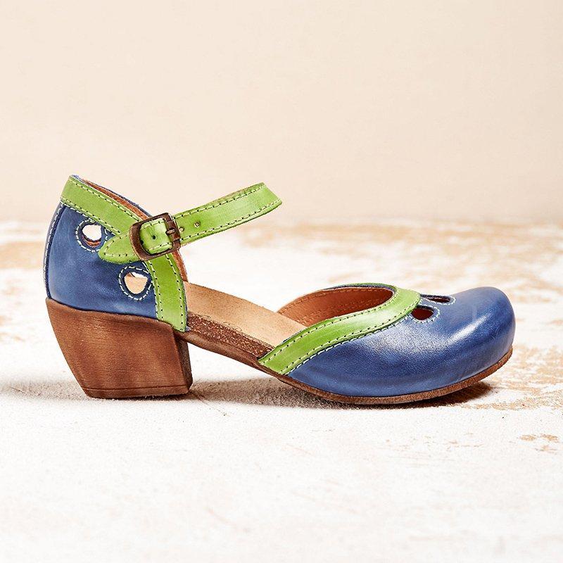 Liora | Sandales Confortables à Talons Bas