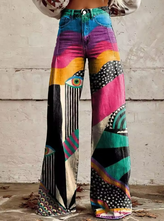 Marcy | Pantalon boho statement