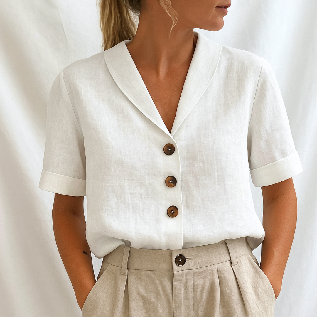 Lois™ - BLOUSE UNIE ÉLÉGANTE