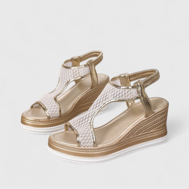 Sylvara | Talons compensés à bride T pour femmes