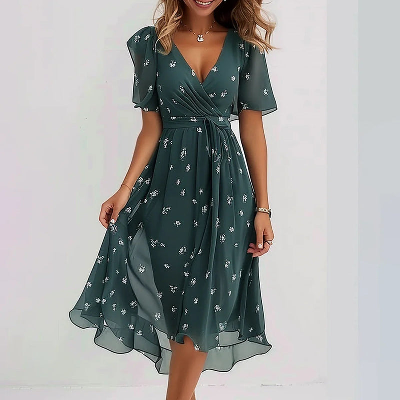 LILY™ - ROBE D'ÉTÉ ÉLÉGANTE AVEC SILHOUETTE FLUIDE