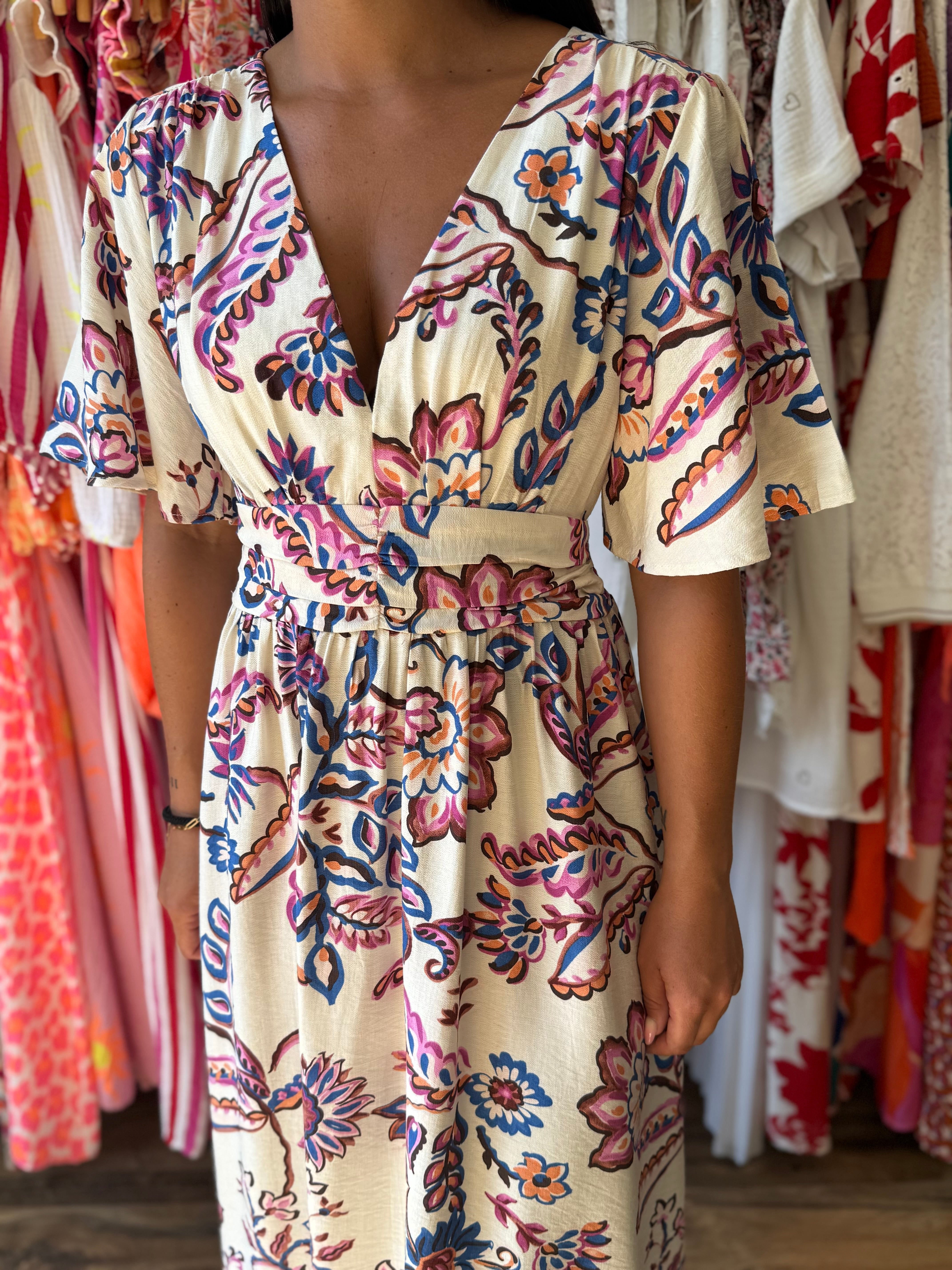 Xia™ - ROBE LONGUE FLUIDE AVEC SILHOUETTE ÉLÉGANTE