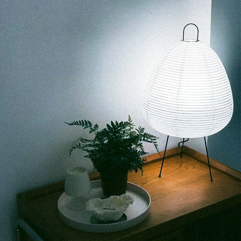 Lampe de Table en Papier de Riz Japonais Numi