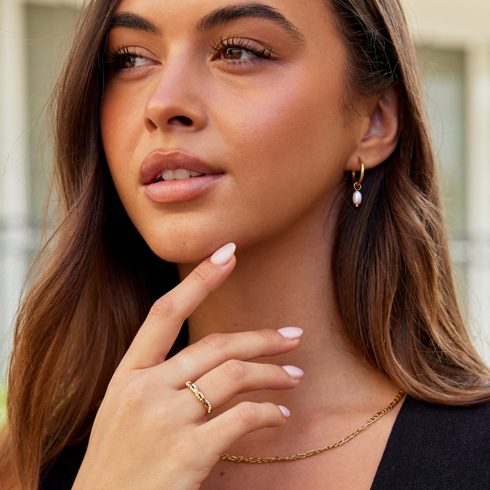 Bella – Boucles d'Oreilles en Perles de Culture