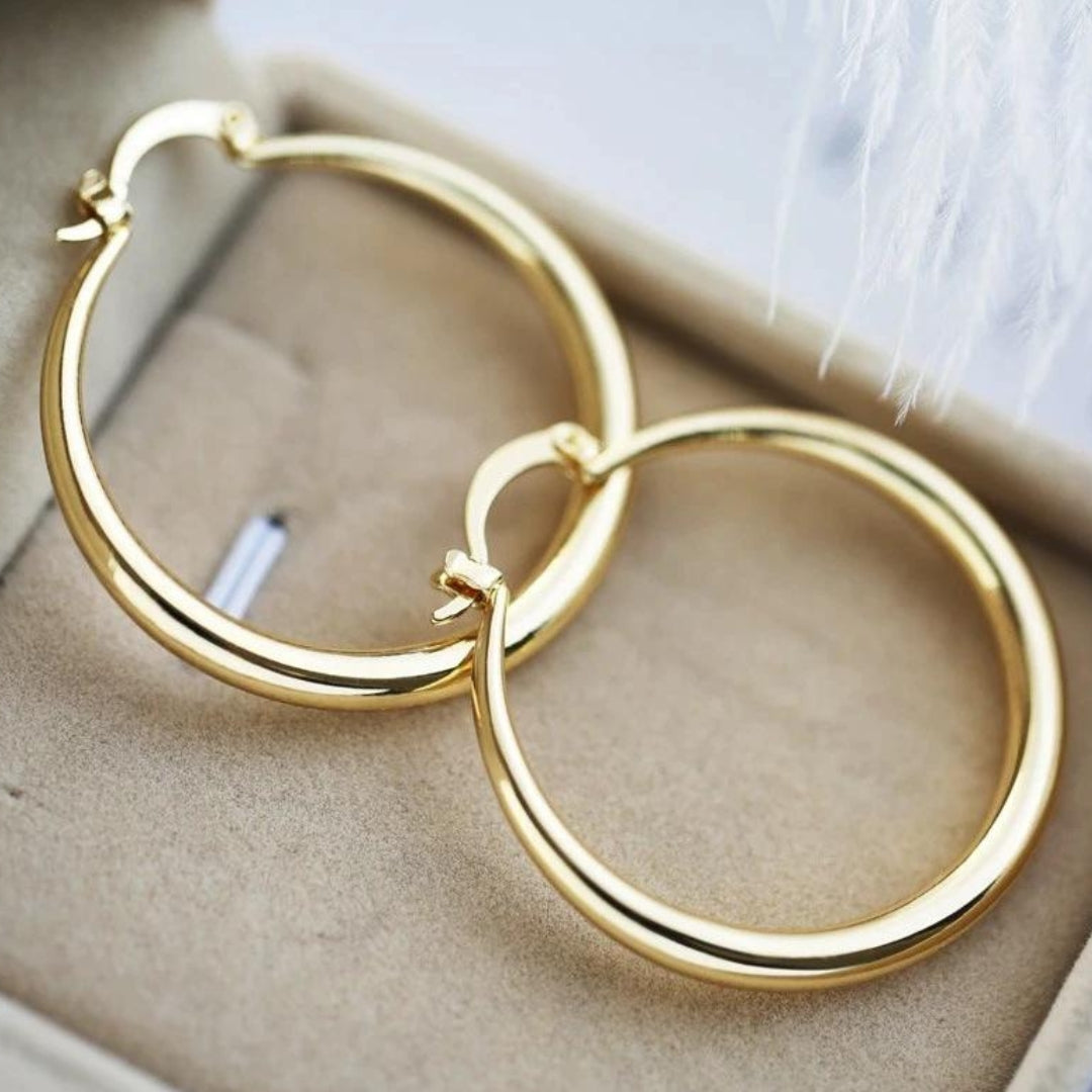 Bethany - Boucles d'oreilles en or audacieuses