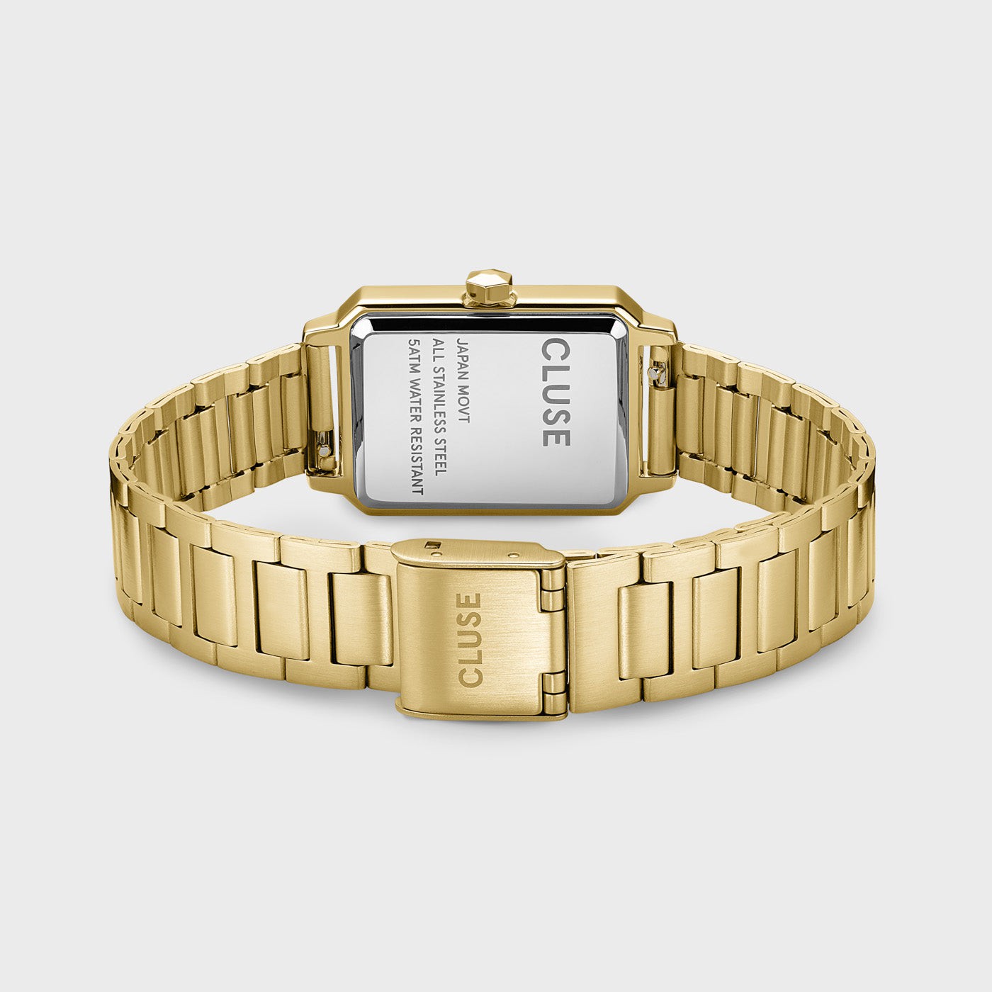 Montre Fluette en Acier, Couleur Or Plein