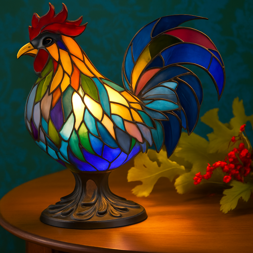 Ollie | Lampe Coq Coloré