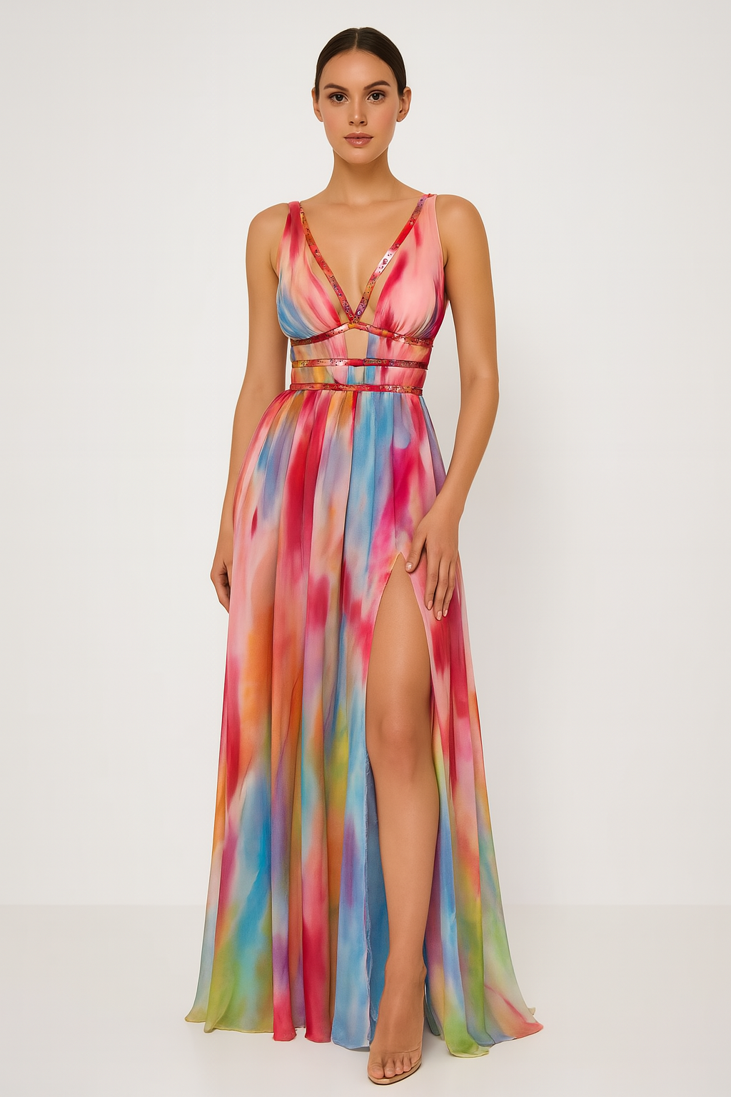 Lydia™ | Robe Maxi Peinte
