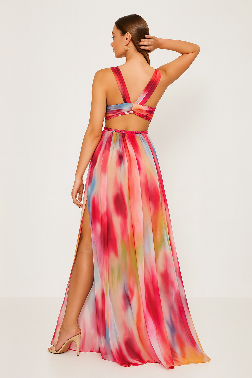Lydia™ | Robe Maxi Peinte