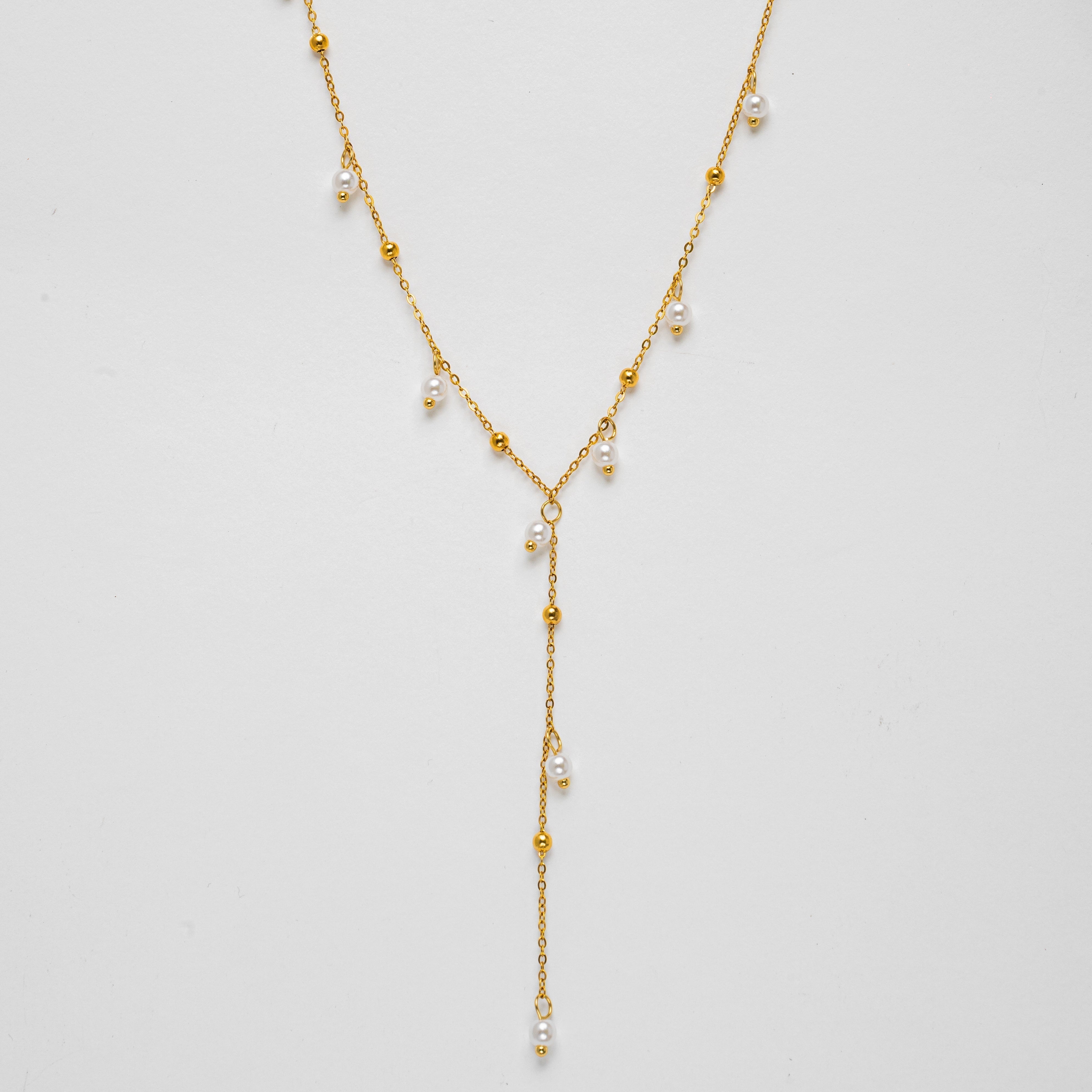 Collier à goutte de perle