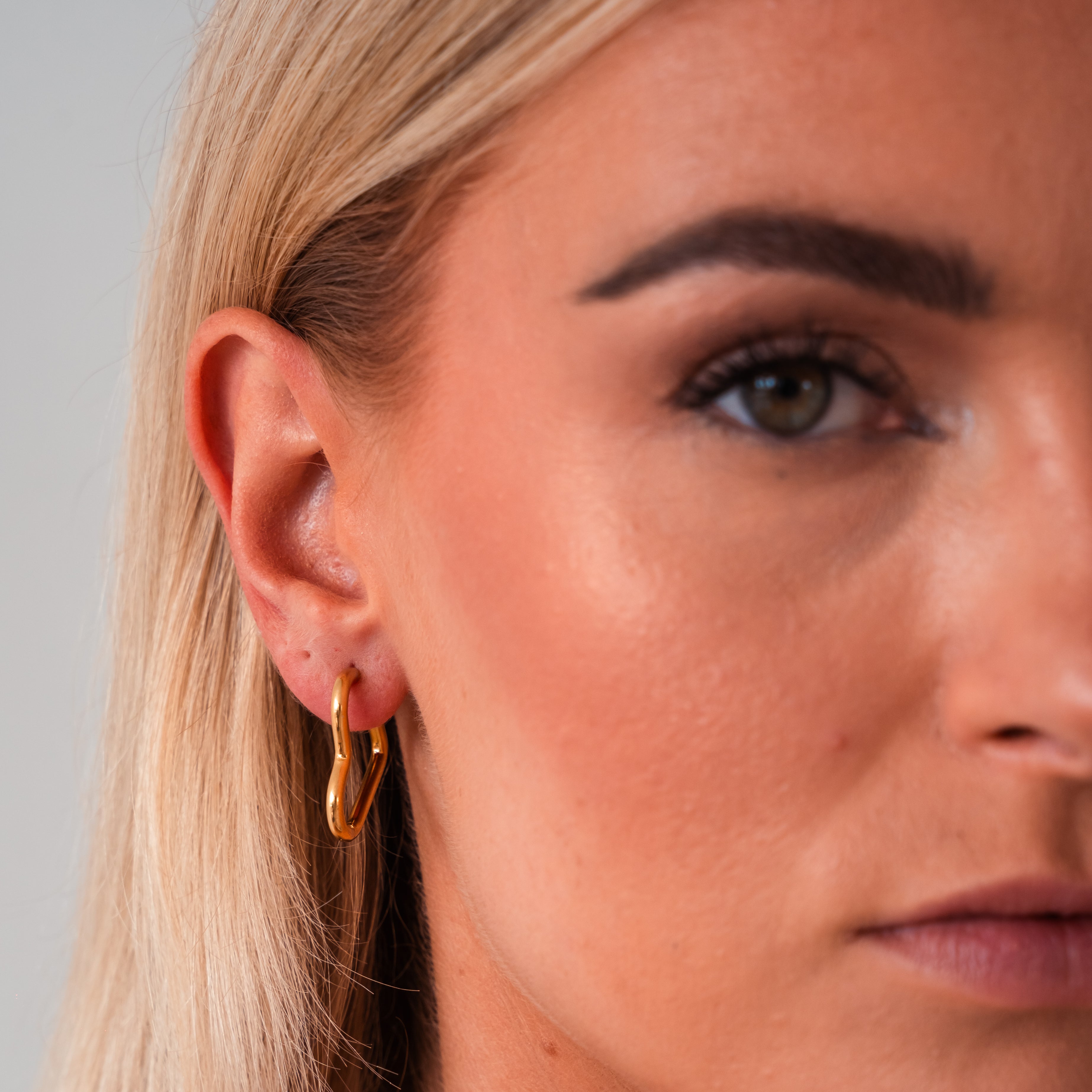 Boucles d'oreilles en forme de cœur