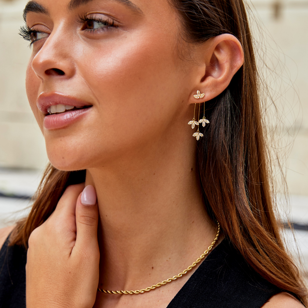 Boucles d'oreilles Cascade Élégantes