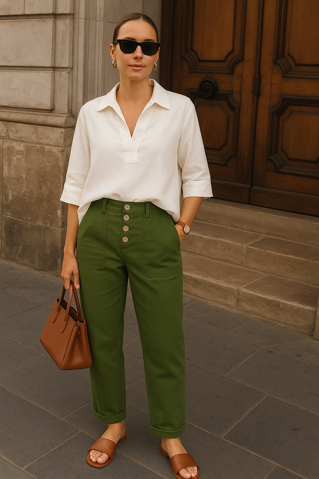 Enisa | Pantalon d'été en lin
