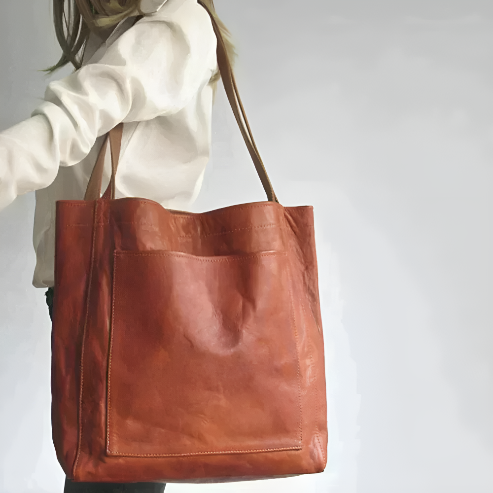 Sac en cuir élégant de Lorena | Chic moderne