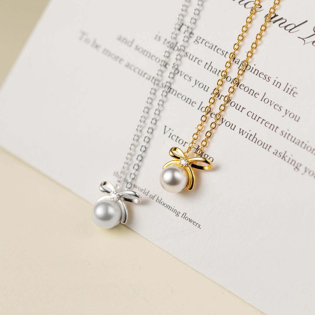 Butterfly Pearl Necklace