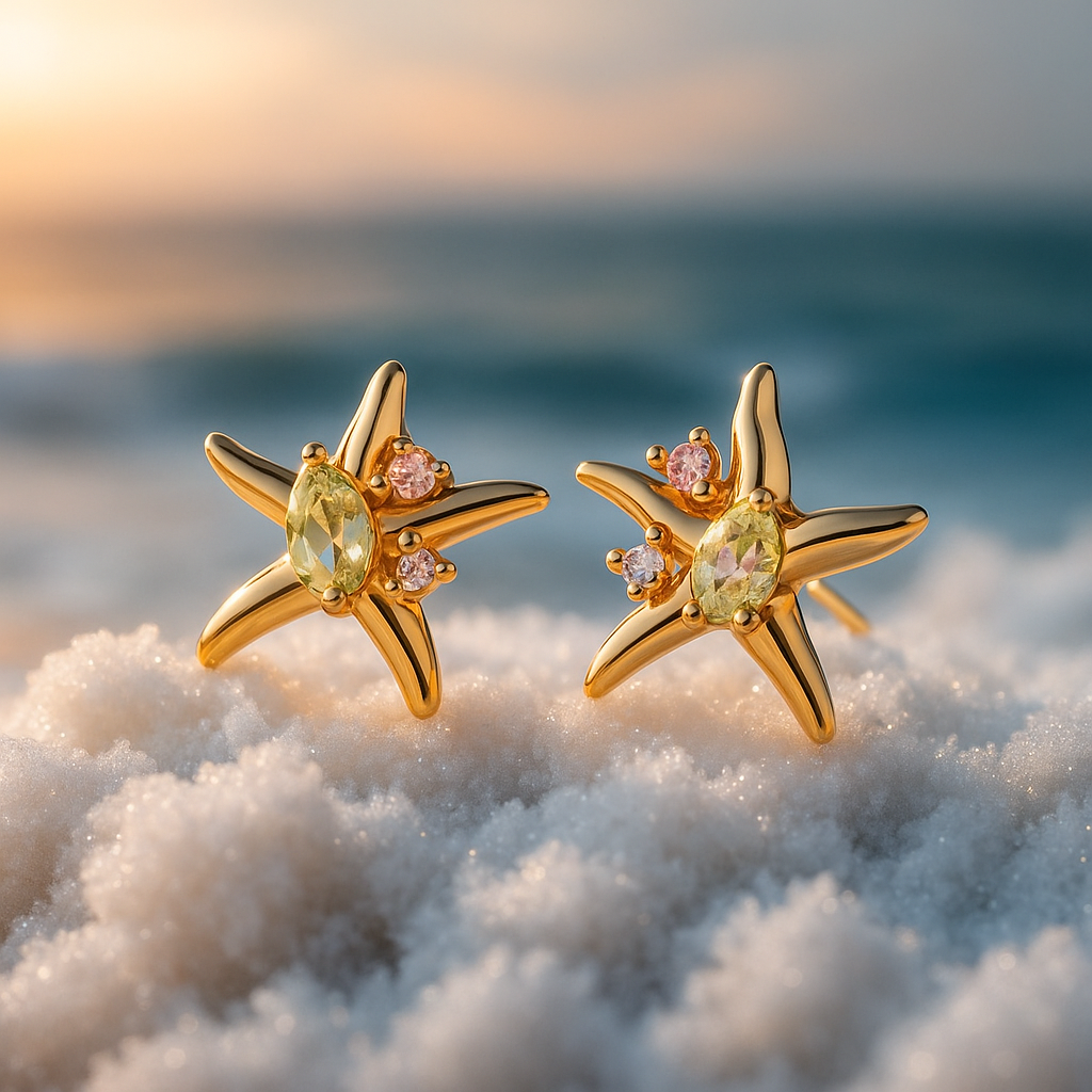 Boucles d'oreilles Joy - Étoile de mer