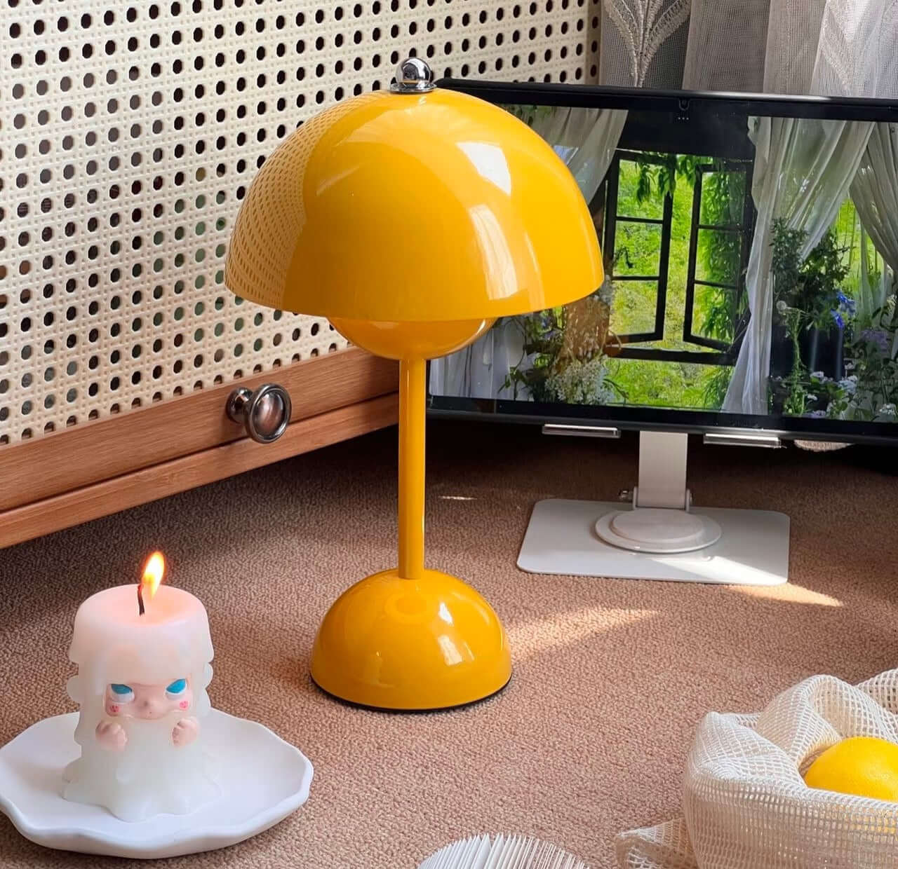 Lampe de Table LED Touch – 3 Modes de Lumière, Rechargeable et Compacte