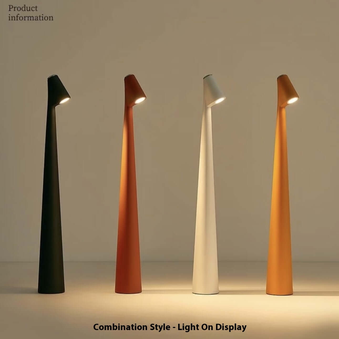 Lampe de Bureau LED à Contrôle Tactile – Rechargeable, Ajustable, Amie des Yeux