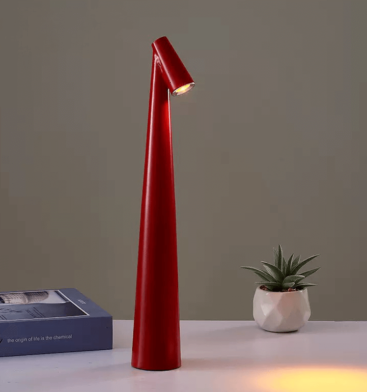 Lampe de Bureau LED à Contrôle Tactile – Rechargeable, Ajustable, Amie des Yeux